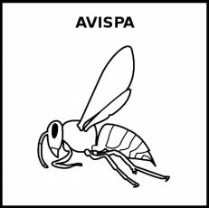 AVISPA - Pictograma (blanco y negro)