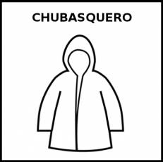 CHUBASQUERO - Pictograma (blanco y negro)