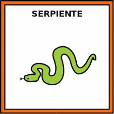SERPIENTE - Pictograma (color)