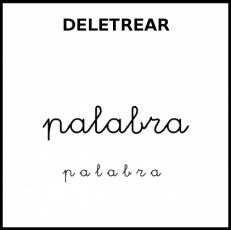 DELETREAR - Pictograma (blanco y negro)