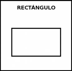 RECTÁNGULO - Pictograma (blanco y negro)