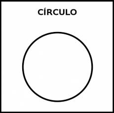 CÍRCULO - Pictograma (blanco y negro)