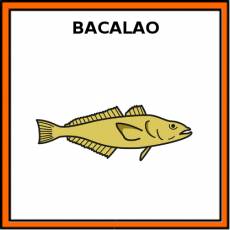 BACALAO (ANIMAL) - Pictograma (color)