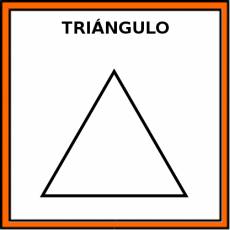 TRIÁNGULO (FIGURA GEOMÉTRICA) - Pictograma (color)