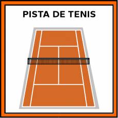 PISTA DE TENIS - Pictograma (color)