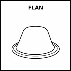 FLAN - Pictograma (blanco y negro)