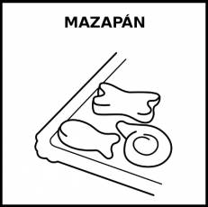 MAZAPÁN - Pictograma (blanco y negro)