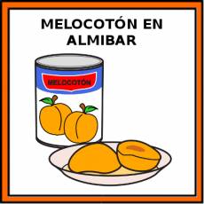 MELOCOTÓN EN ALMÍBAR - Pictograma (color)