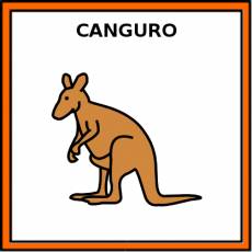 CANGURO - Pictograma (color)