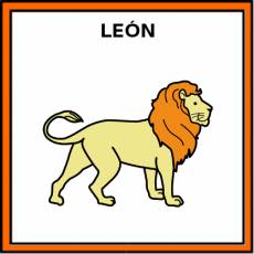 LEÓN (ANIMAL) - Pictograma (color)