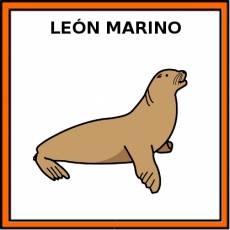 LEÓN MARINO - Pictograma (color)