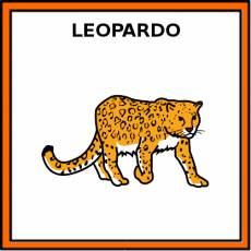 LEOPARDO - Pictograma (color)