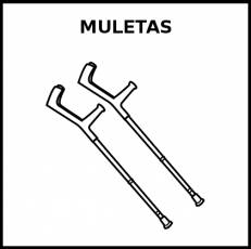 MULETAS - Pictograma (blanco y negro)