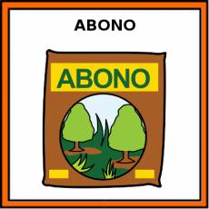 ABONO (PLANTAS) - Pictograma (color)