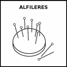 ALFILERES - Pictograma (blanco y negro)