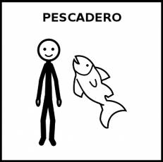 PESCADERO - Pictograma (blanco y negro)