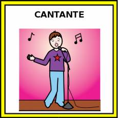 CANTANTE (HOMBRE) - Pictograma (color)