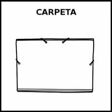 CARPETA - Pictograma (blanco y negro)
