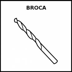 BROCA - Pictograma (blanco y negro)