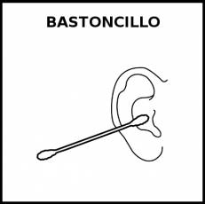 BASTONCILLO - Pictograma (blanco y negro)