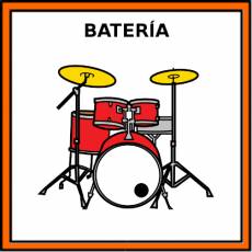 BATERÍA (INSTRUMENTO) - Pictograma (color)