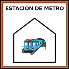 ESTACIÓN DE METRO - Pictograma (color)