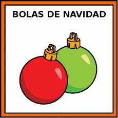 BOLAS DE NAVIDAD - Pictograma (color)