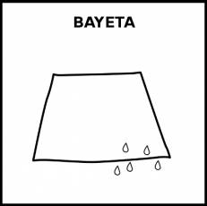 BAYETA - Pictograma (blanco y negro)