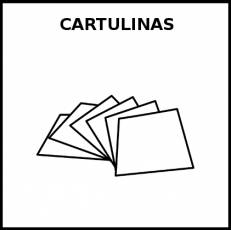 CARTULINAS - Pictograma (blanco y negro)