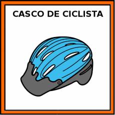 CASCO DE CICLISTA - Pictograma (color)