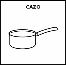 CAZO (DE COCINAR) - Pictograma (blanco y negro)
