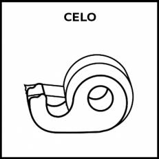 CELO - Pictograma (blanco y negro)