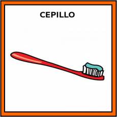 CEPILLO (DE DIENTES) - Pictograma (color)