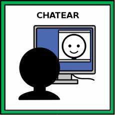 CHATEAR - Pictograma (color)
