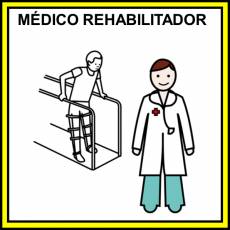 MÉDICO REHABILITADOR - Pictograma (color)