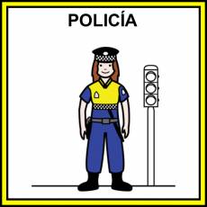 POLICÍA (MUJER) - Pictograma (color)