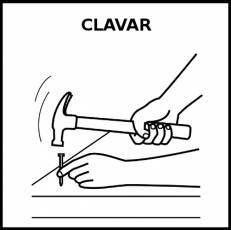 CLAVAR - Pictograma (blanco y negro)