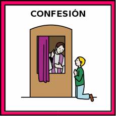 CONFESIÓN - Pictograma (color)