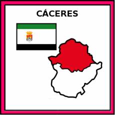 CÁCERES - Pictograma (color)
