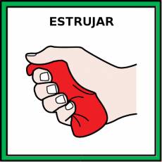 ESTRUJAR - Pictograma (color)
