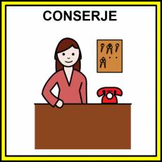 CONSERJE (MUJER) - Pictograma (color)
