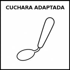 CUCHARA ADAPTADA - Pictograma (blanco y negro)