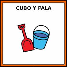 CUBO Y PALA - Pictograma (color)