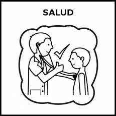 SALUD - Pictograma (blanco y negro)