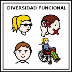 DIVERSIDAD FUNCIONAL - Pictograma (color)