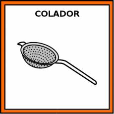 COLADOR - Pictograma (color)