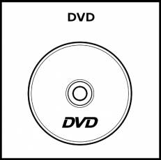 DVD - Pictograma (blanco y negro)