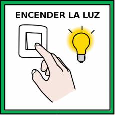 ENCENDER LA LUZ - Pictograma (color)