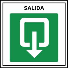 SALIDA - Pictograma (color)