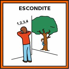 ESCONDITE - Pictograma (color)